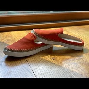 Slip on suede sneaker